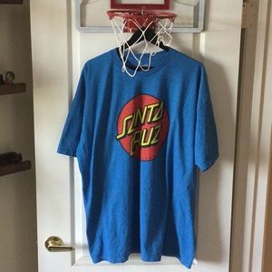 Santa Cruz Skateboards Blue T-shirt